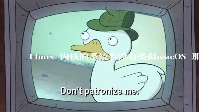 Linux 内核的系统有没有类似macOS 那样漂亮流畅的桌面环境的发行版本?