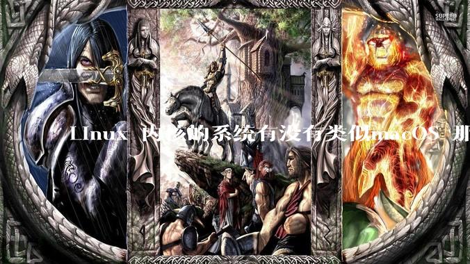 Linux 内核的系统有没有类似macOS 那样漂亮流畅的桌面环境的发行版本?